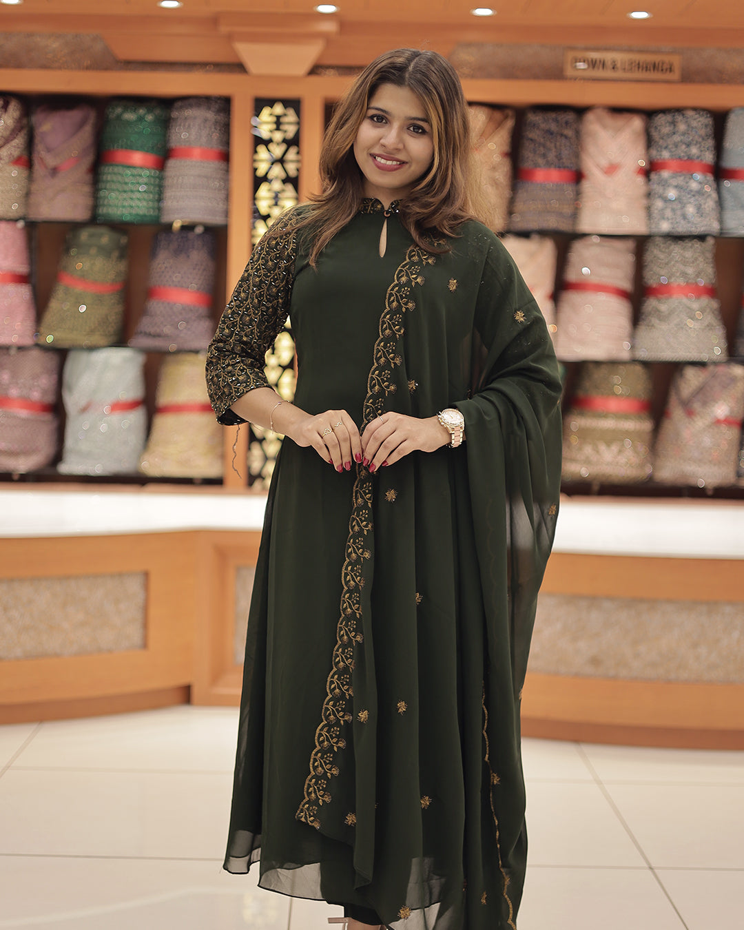 Women's Georgette 3-Piece Salwar Suit Set  -G313