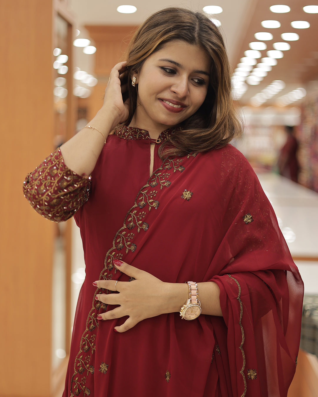 Women's Georgette 3-Piece Salwar Suit Set  -G313