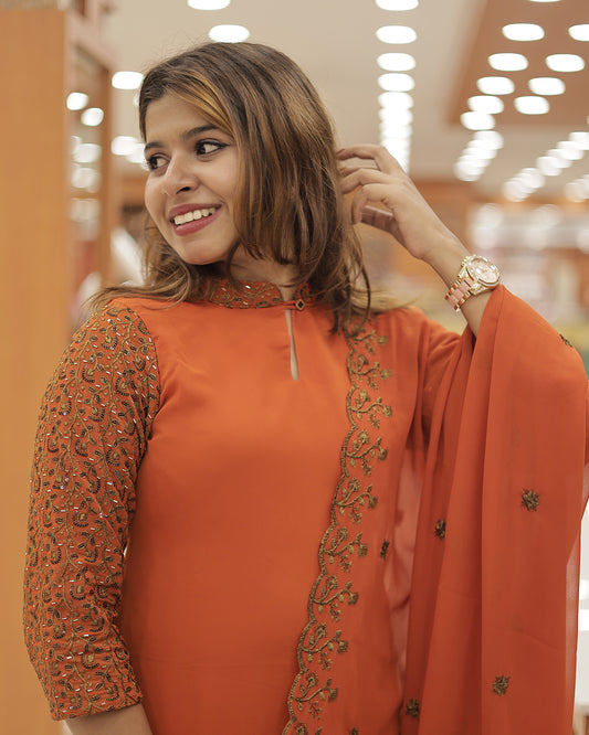 Women's Georgette 3-Piece Salwar Suit Set  -G313