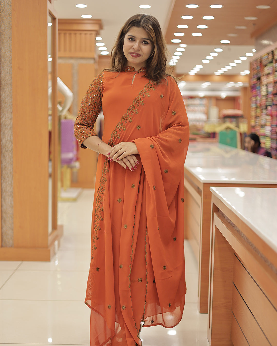 Women's Georgette 3-Piece Salwar Suit Set  -G313