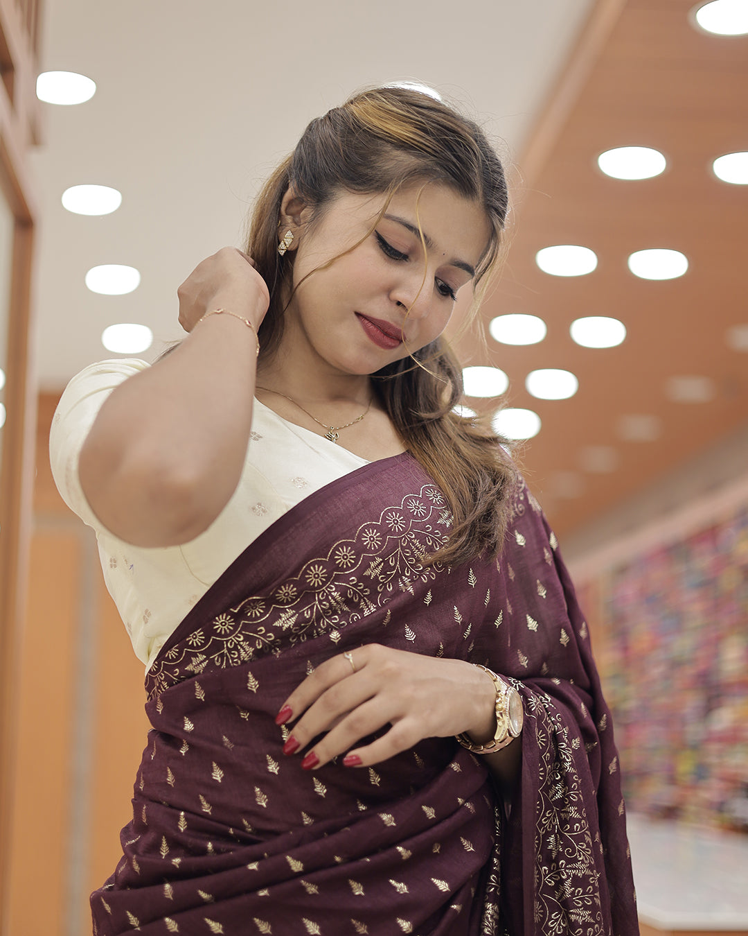Elegant Vichithra Silk Saree- G320