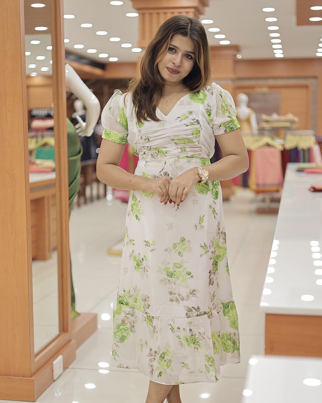 Women's Georgette Printed Frock -G315