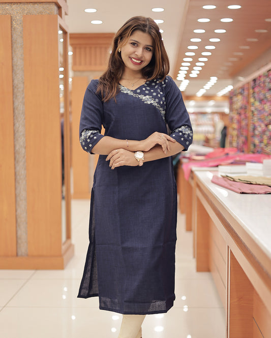 Women's Slitted kurti - G332