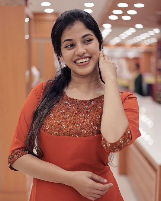 Women's Georgette Aline Kurti - G339