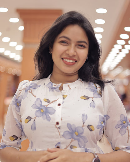 Women's Printed Frock -G351