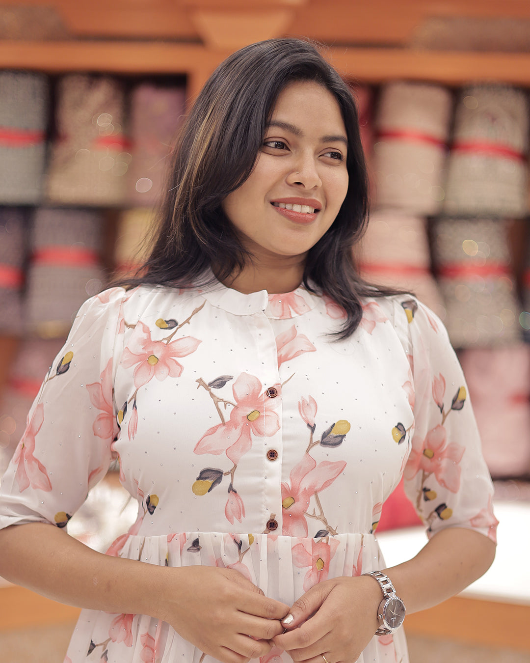 Women's Printed Frock -G351