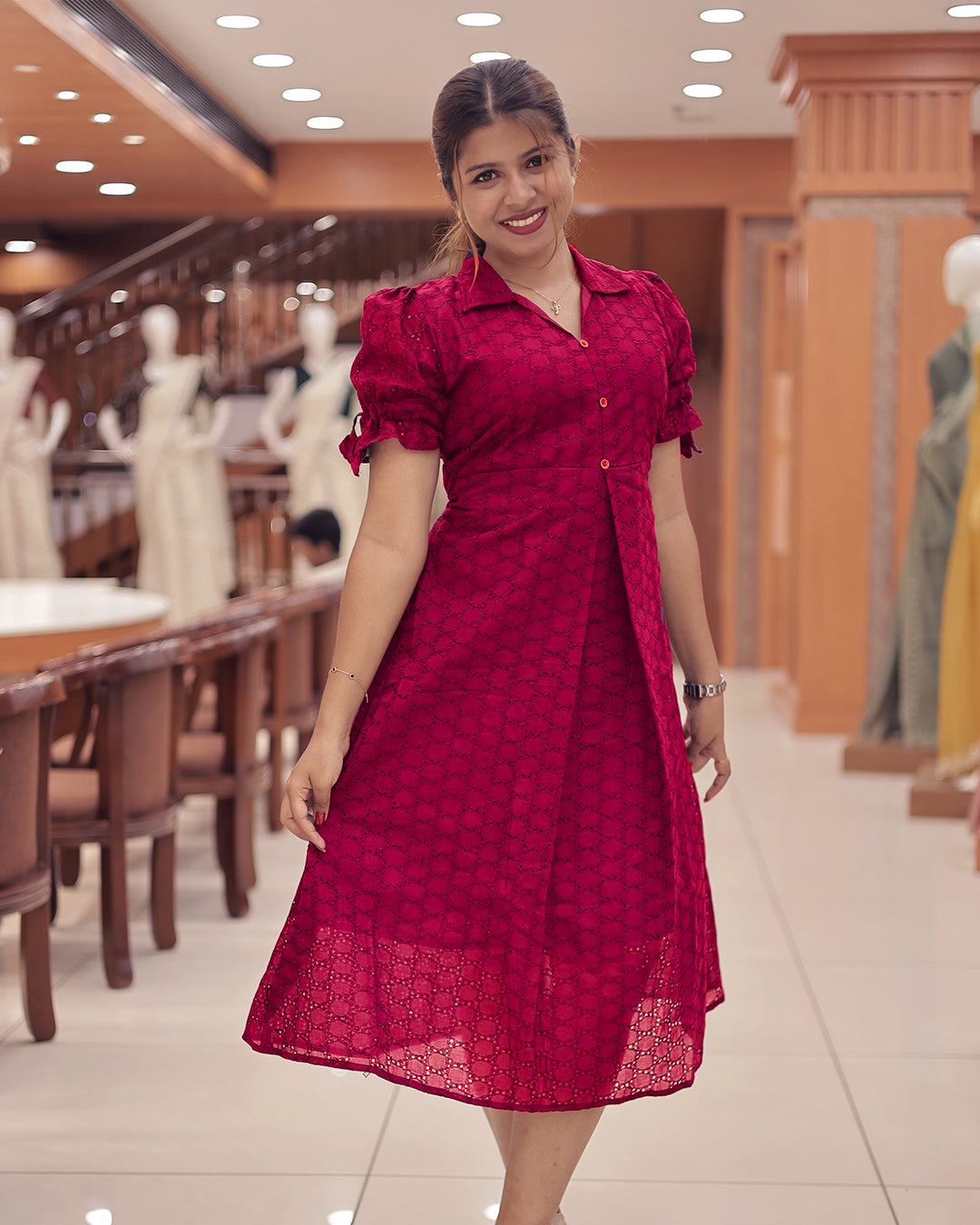 Women’s Hakkoba Frock Kurti -G378(Pre order)