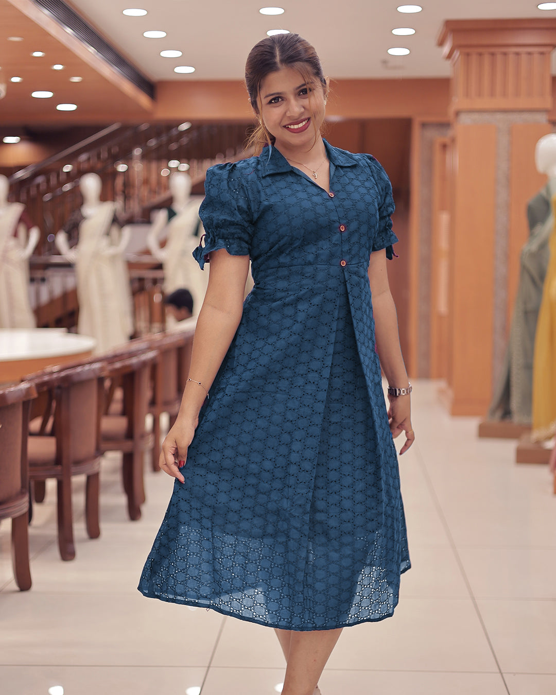 Women’s Hakkoba Frock Kurti -G378(Pre order)