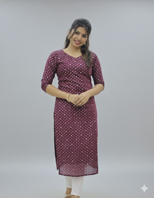 Women's Slited Kurti -G279
