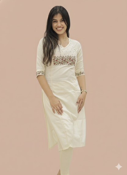 Women's Embroidery Kurthi -G370