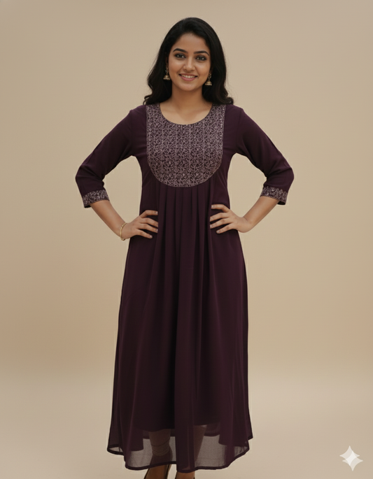 Women's Function Wear  kurti- D12