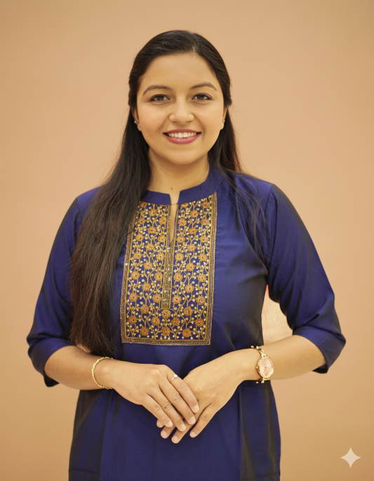 Women's Slited Kurthi- 1245