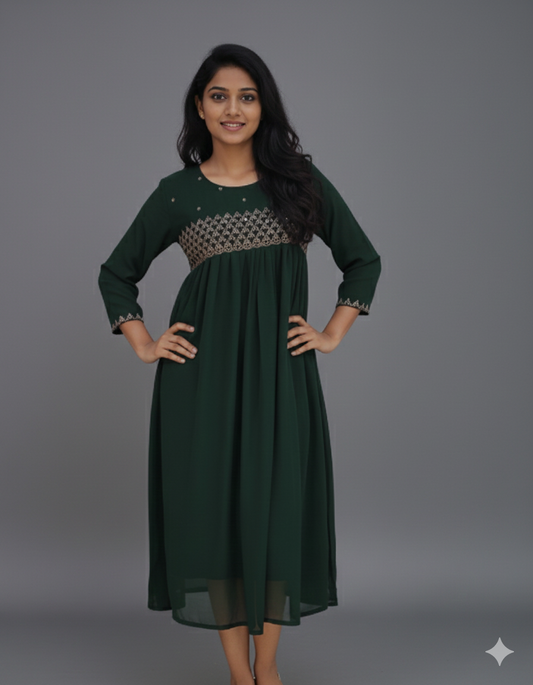 Women's Georgette kurti - D05