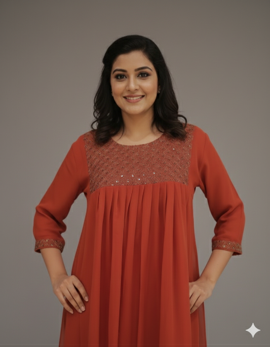 Women's Aline  kurti- D04