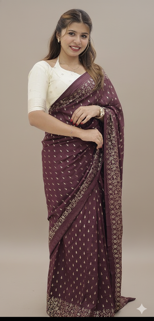 Elegant Vichithra Silk Saree- G320