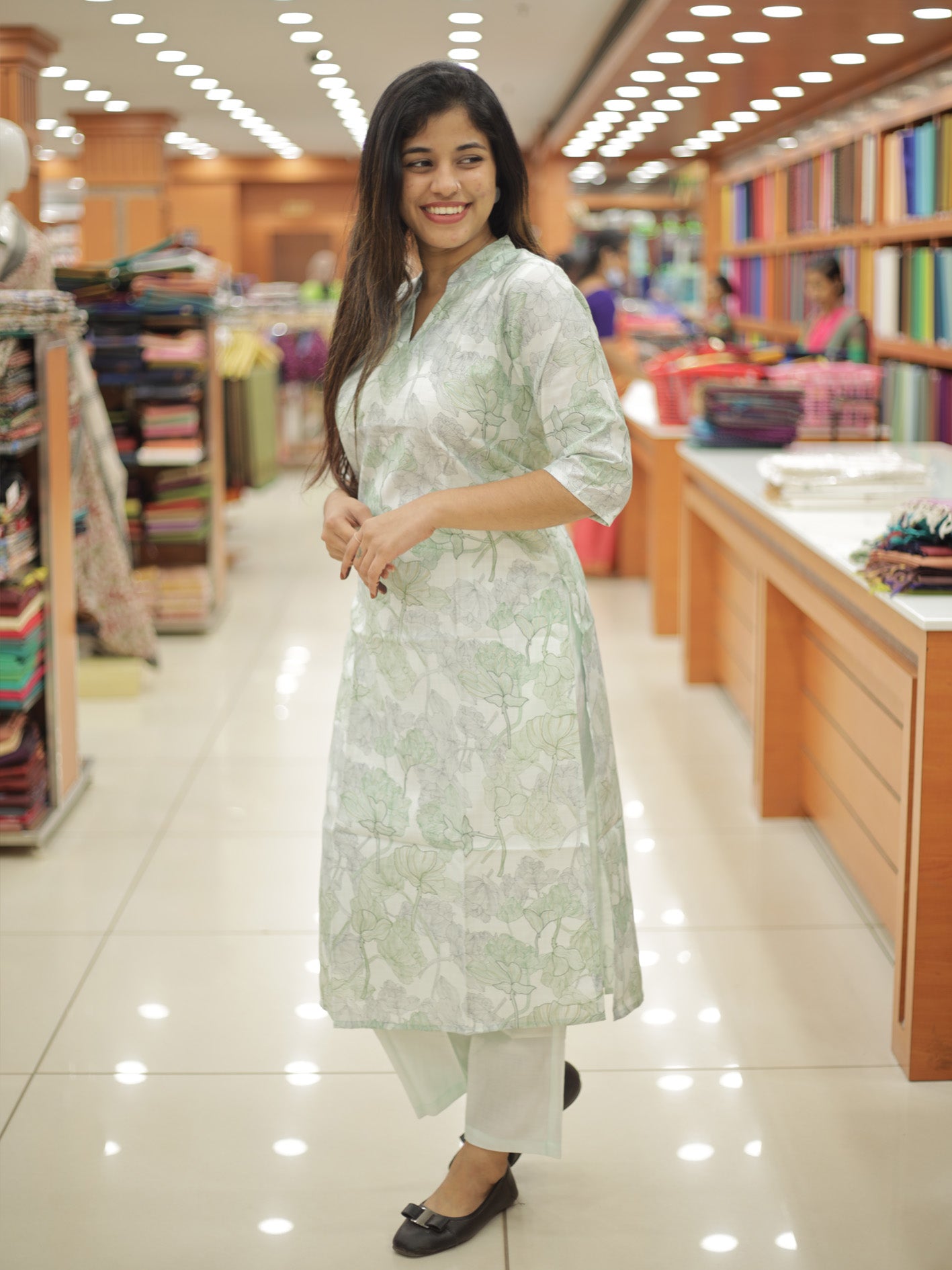 Women's Kurthi with Pant set- 1296
