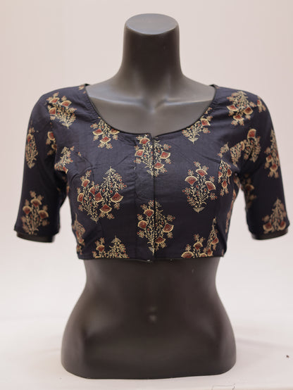 Ready to Wear Cotton Ajrak Printed Blouse -G307