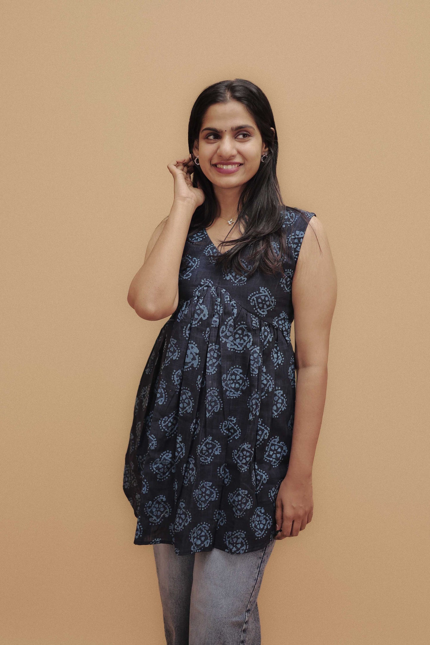 Cotton Aliya Cut Short Kurti for Women – R523