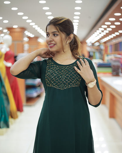 Women's Aline Kurti-1455