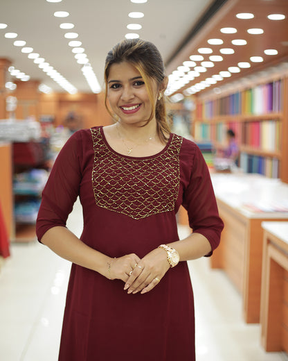Women's Aline Kurti-1455
