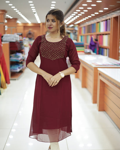 Women's Aline Kurti-1455