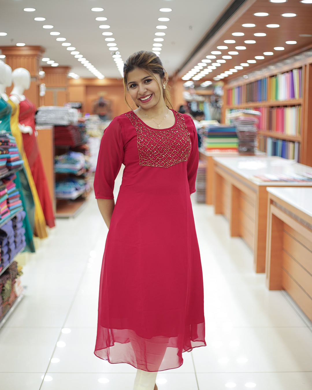 Women's Aline Kurti-1455