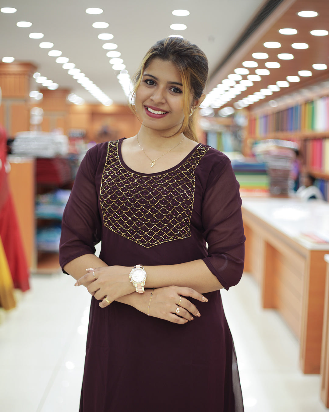 Women's Aline Kurti-1455