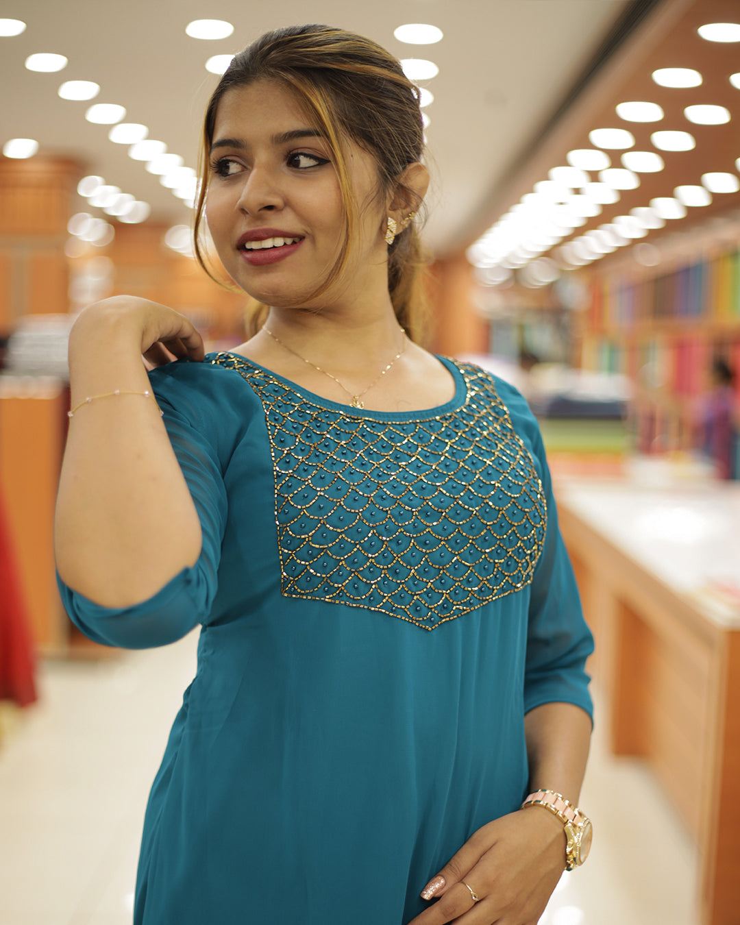 Women's Aline Kurti-1455