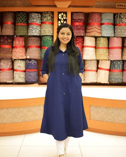 Women's A-line Kurthi- 1244