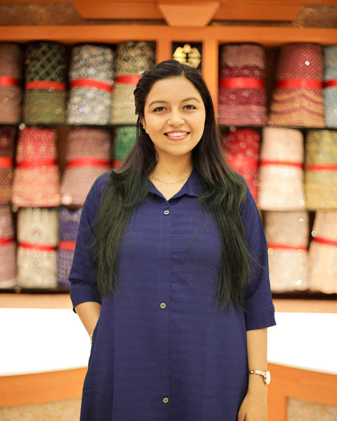 Women's A-line Kurthi- 1244
