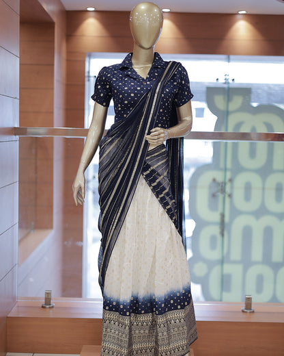 Onam Special Dhawani Set – Elegant & Ready to Wear -G322