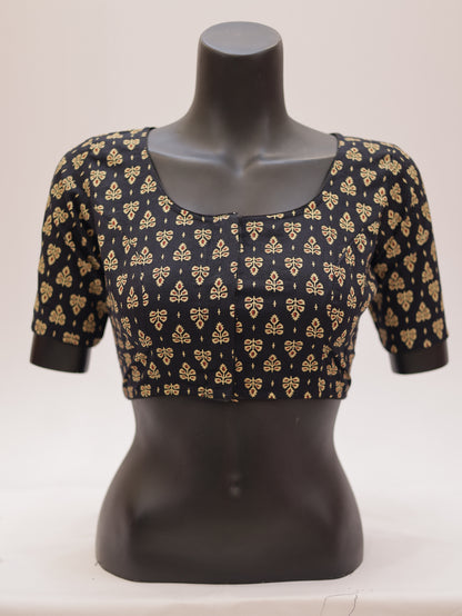Ready to Wear Cotton Ajrak Printed Blouse -G307