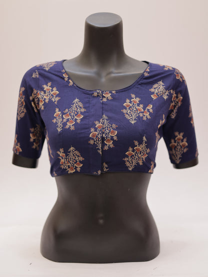 Ready to Wear Cotton Ajrak Printed Blouse -G307