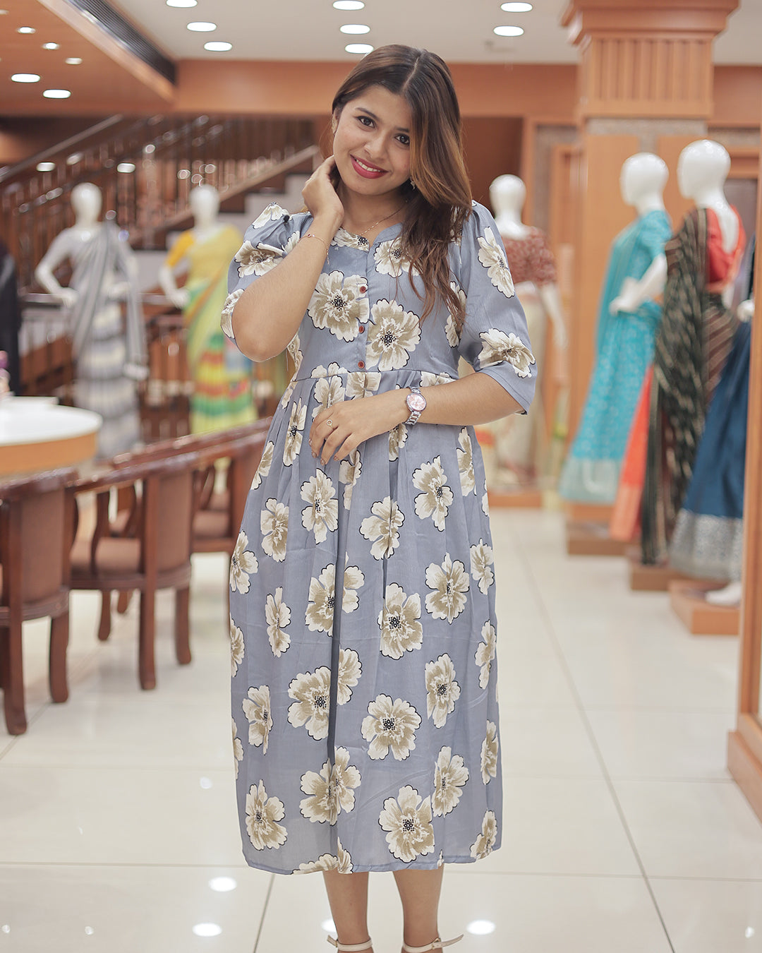 Women’s Frock in Imported Fabric -R210