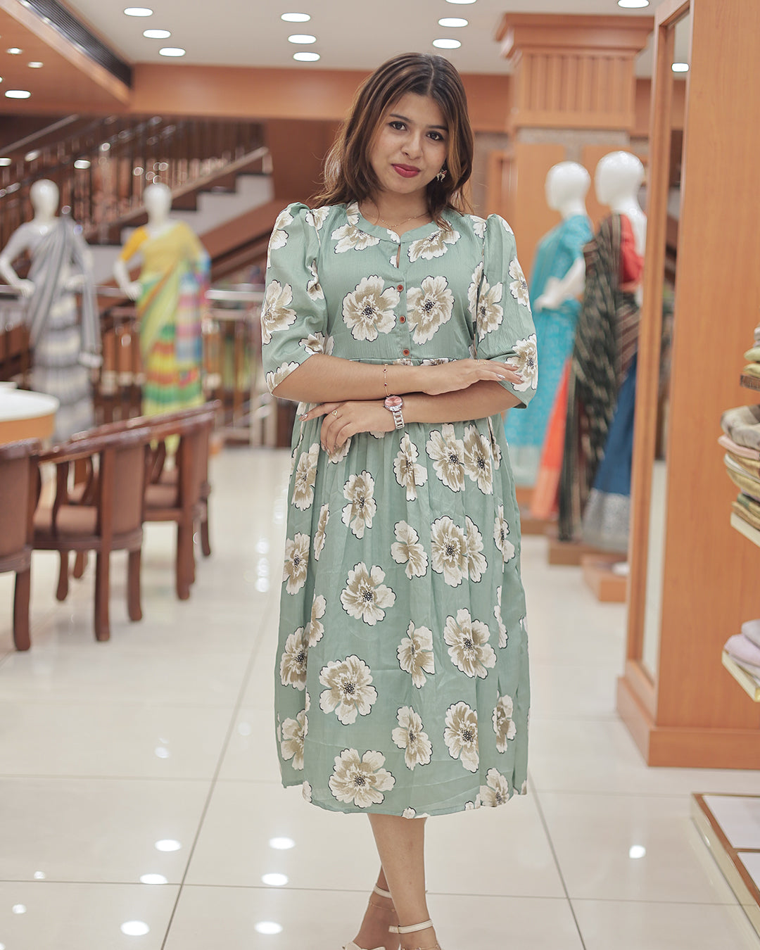 Women’s Frock in Imported Fabric -R210