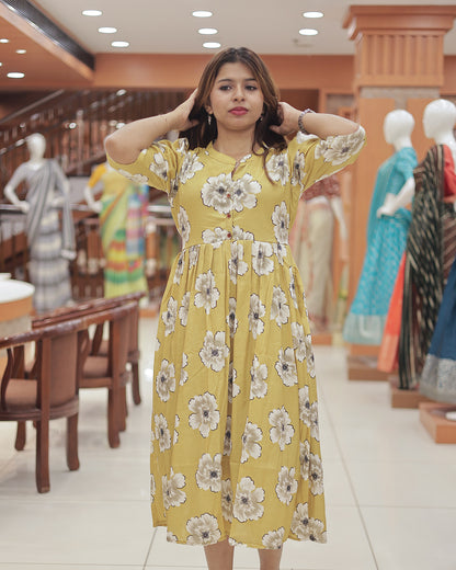 Women’s Frock in Imported Fabric -R210
