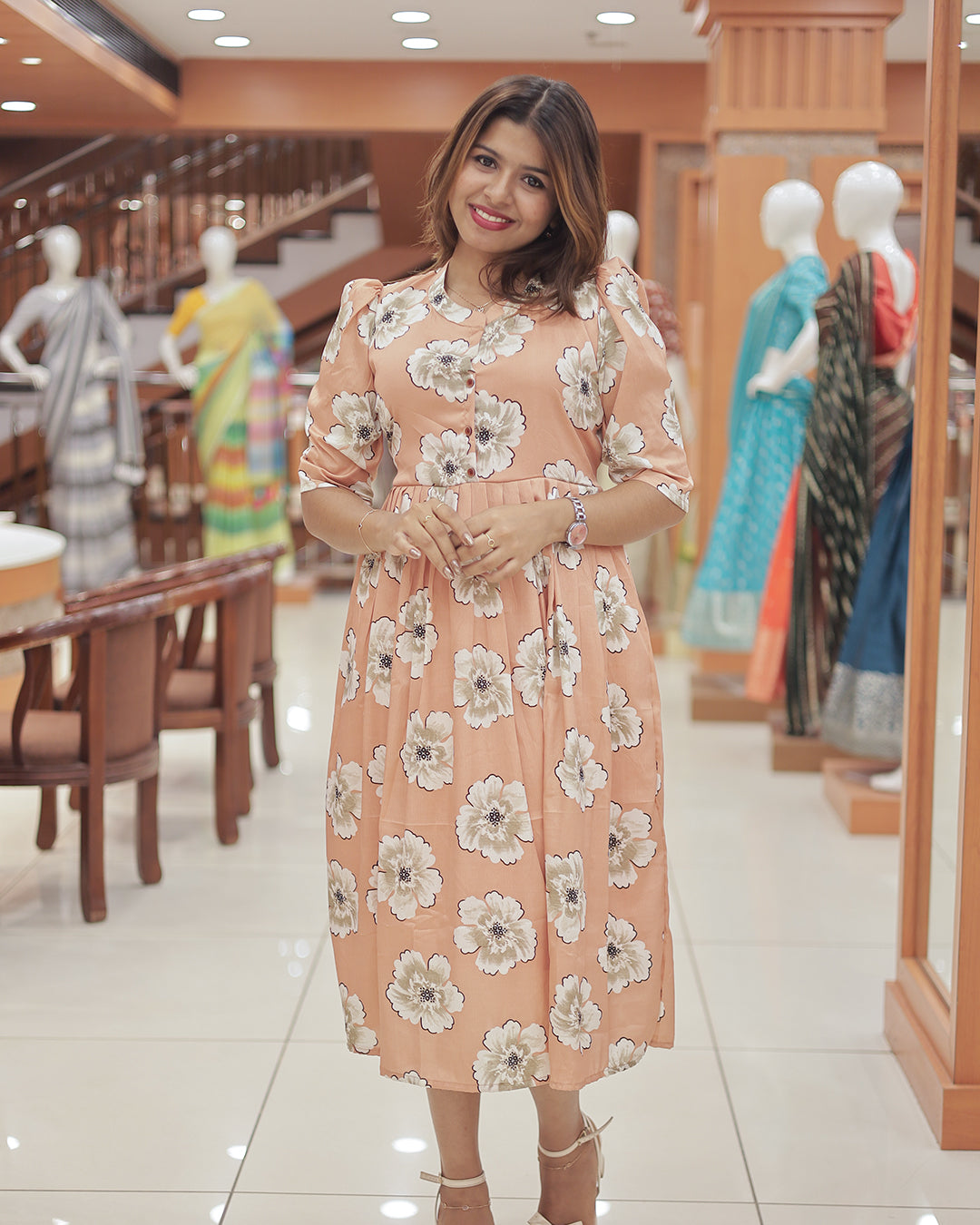 Women’s Frock in Imported Fabric -R210