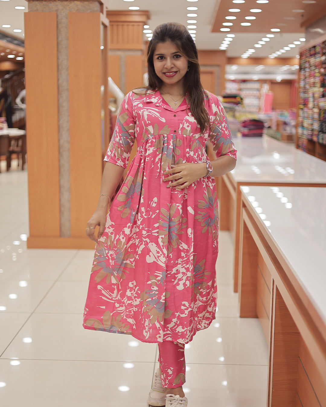 Women's Printed co-ord set -R212