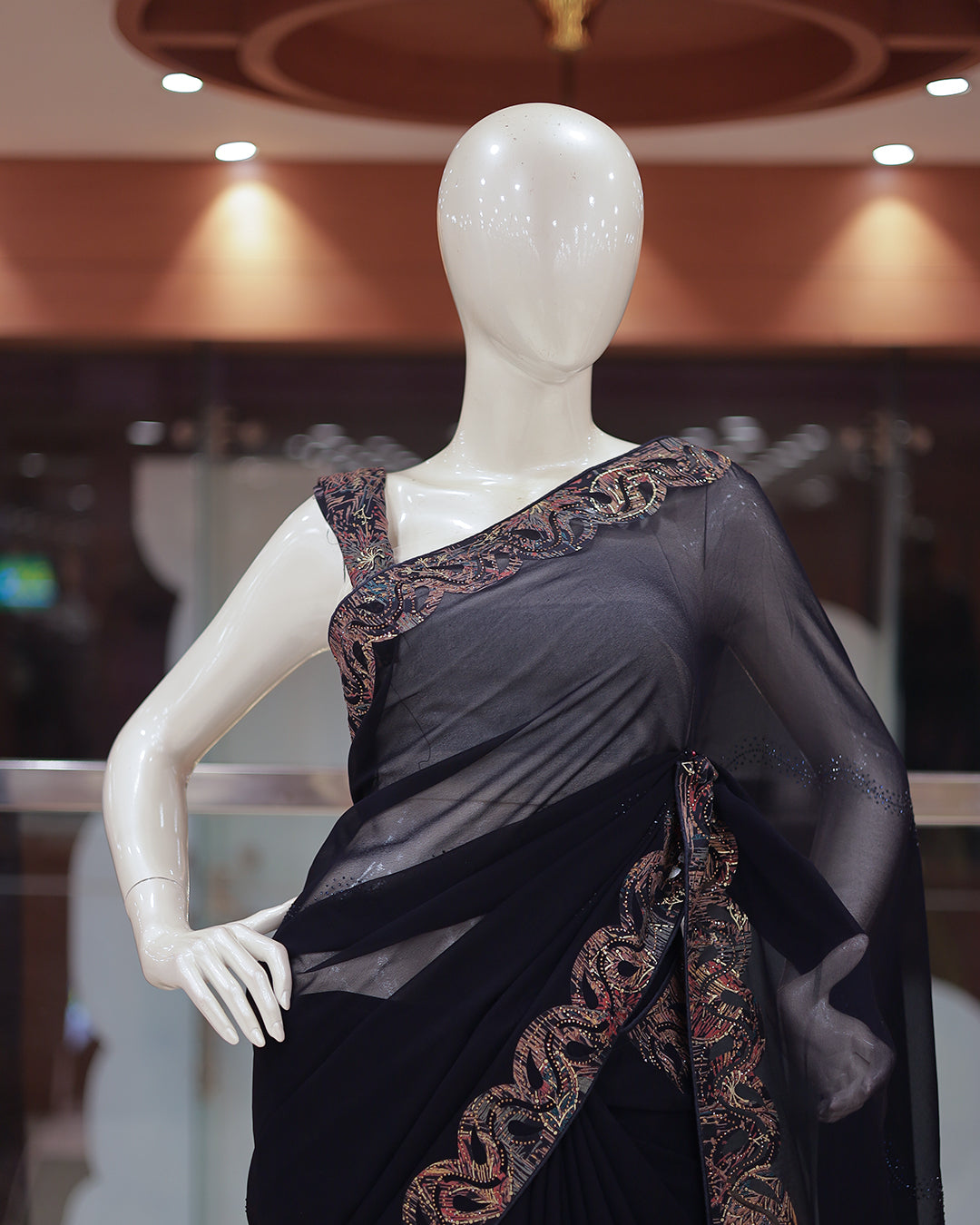 Georgette Designer Saree for Women-R223