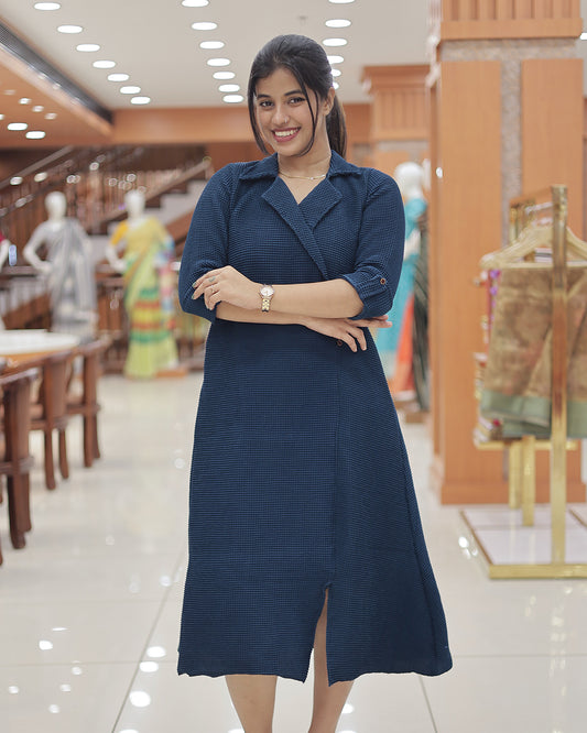 Women's wrap style Aline Kurti -R220