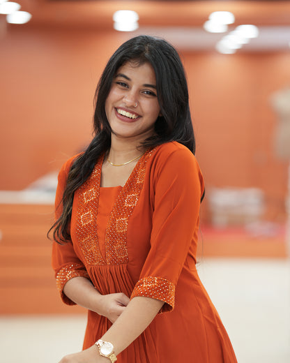 Women's Georgette Aline Kurti - R234