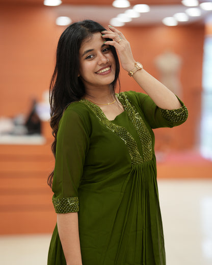 Women's Georgette Aline Kurti - R234