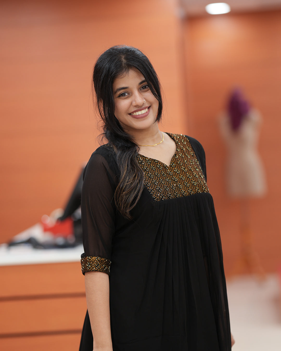 Women's Georgette Aline Kurti - R235