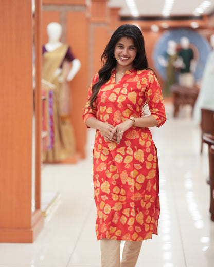 Women's Slitted Kurti -R237