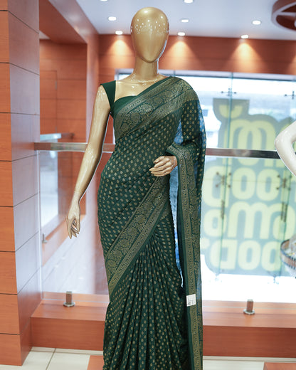 Women's Vichithra Silk Saree in Brocade design- R239