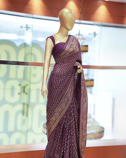 Women's Vichithra Silk Saree in Brocade design- R239