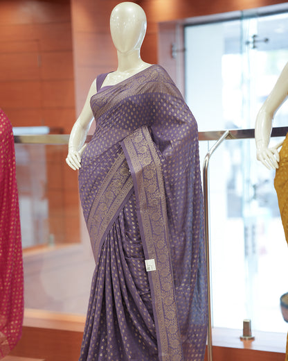 Women's Vichithra Silk Saree in Brocade design- R239