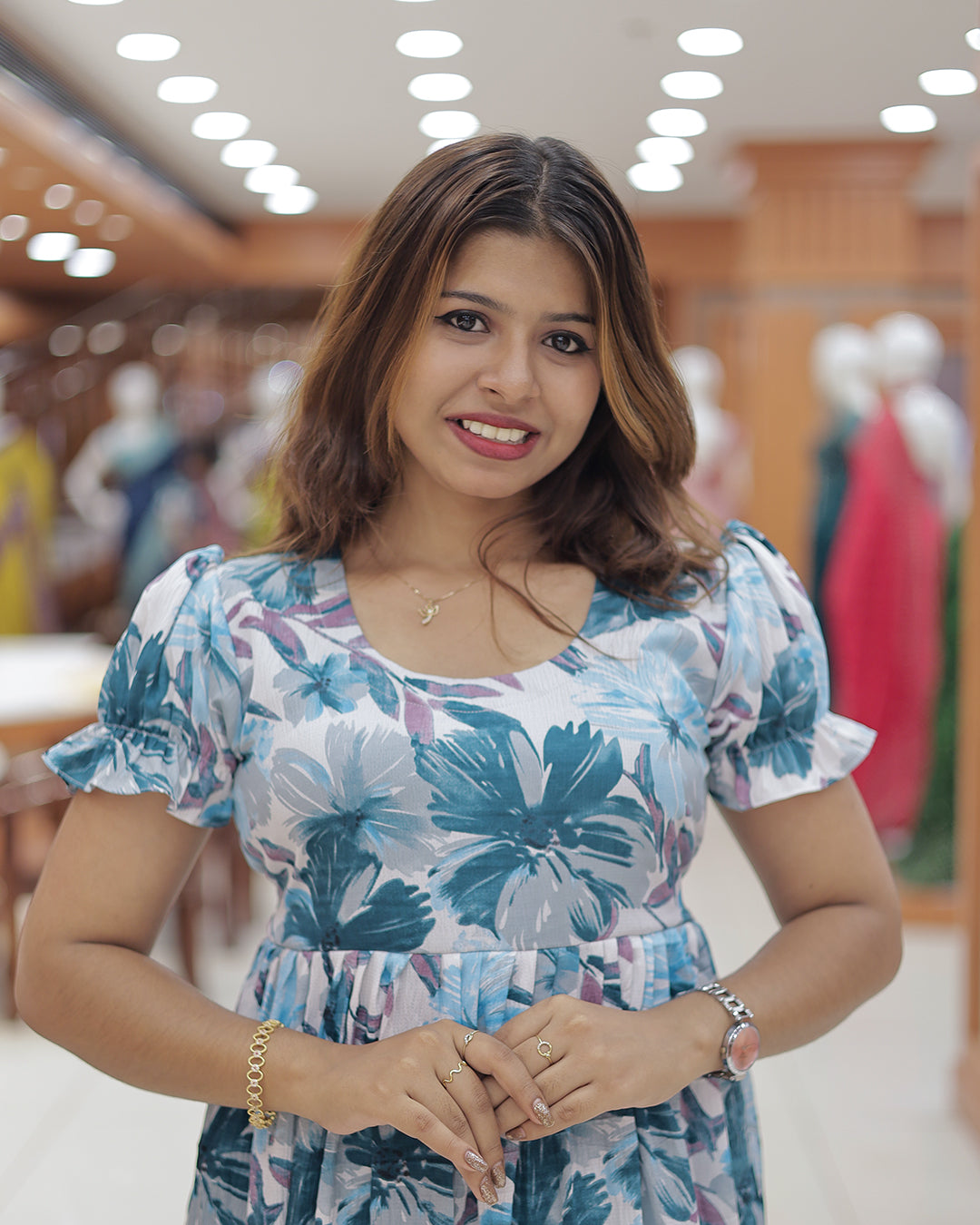 Printed Casual Frock for Women- R246