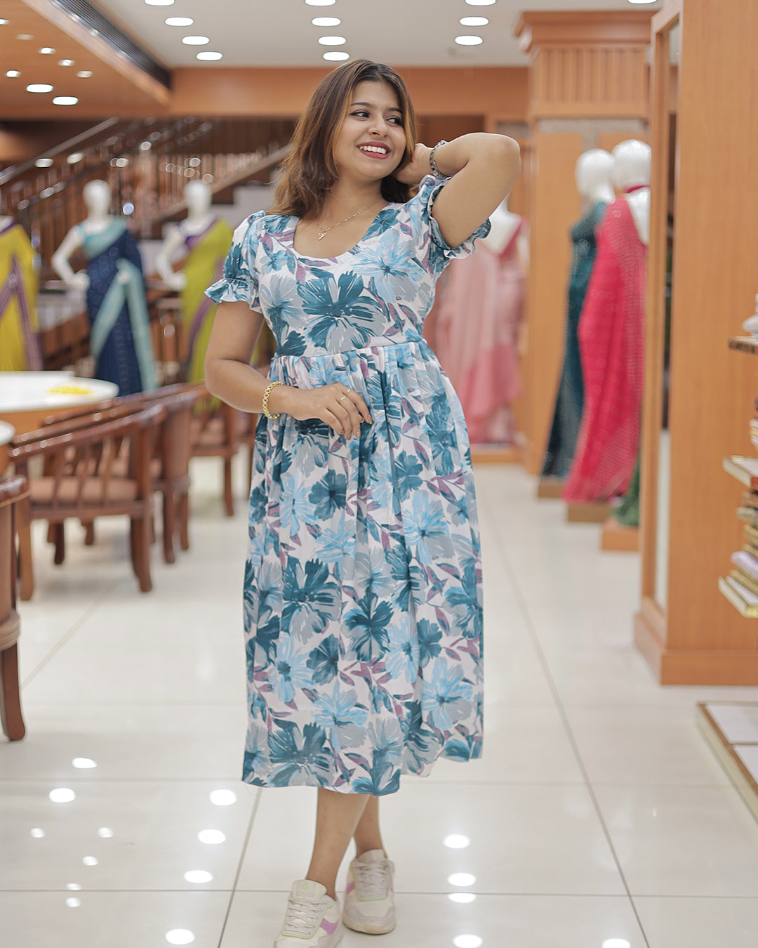 Printed Casual Frock for Women- R246