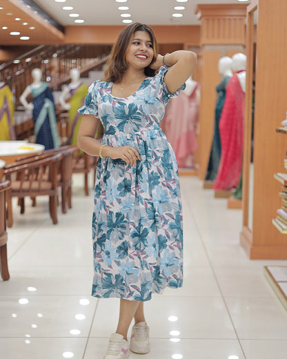 Printed Casual Frock for Women- R246